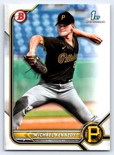 2022 1st Bowman Draft Paper #BD-176 Michael Kennedy Pittsburgh Pirates BASEBALL