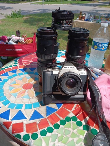 Camera Pentax ZXM Super 35mm Film Camera 2nd Lens Very Nice As Is for Parts VTG. - Picture 16 of 17