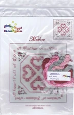 Dinky-Dyes Designs-Mother-Pattern & Silk Thread Pack-New