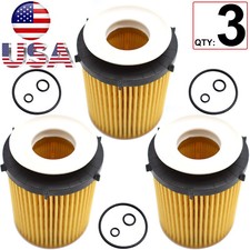3 x Oil Filter For Mercedes-Benz SLK300 A220 GLA250 GLC350e A2701800109 1991CC
