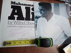 MUHAMMAD ALI Autograph LARGE 1977 WHILE CHAMPION!!! signed a