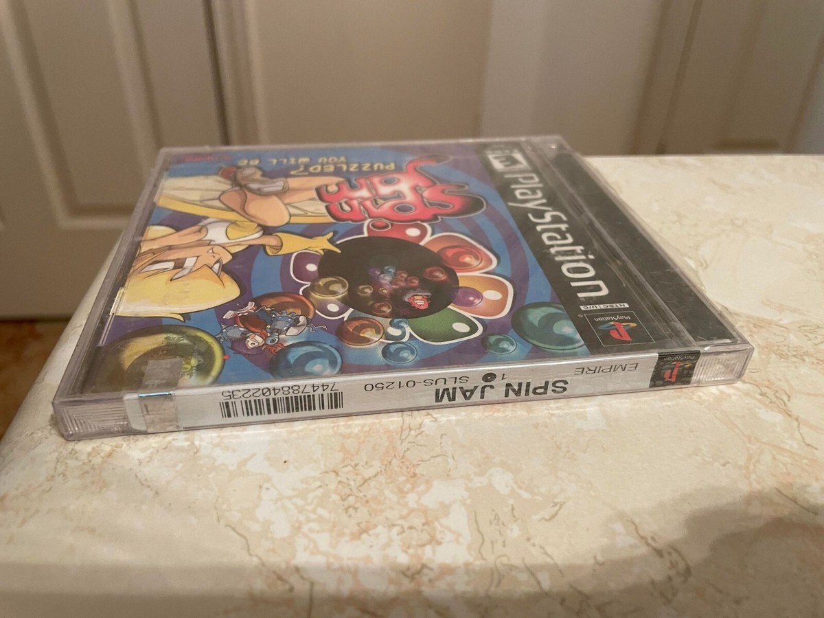 Jeu PS1 Spin Jam - Sony PlayStation 1 - Version PAL - État Correct Avec Manuel