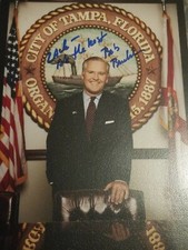 bob buckhorn signed 5x7 photo autographed picture tampa florida mayor fl auto