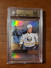 Jack Eichel- 2016-17 Flair Showcase - #14 R1 - Beckett 9.5 Mint- Buffalo Sabres 