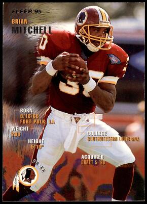 Brian Mitchell #389 1995 Fleer