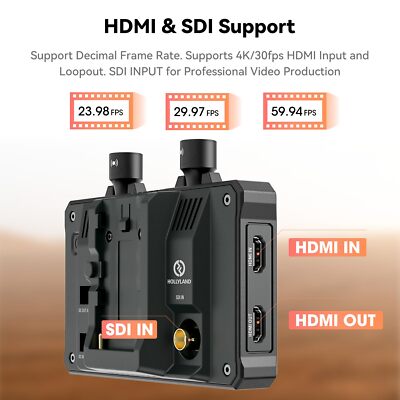 HOLLYLAND Mars M1 Enhanced 5.5 inch SDI HDMI Wireless Monitor All