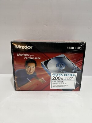MAXTOR Ultra Series 200GB 7200 RPM Ultra ATA/133 Internal Hard Drive NEW SEALED