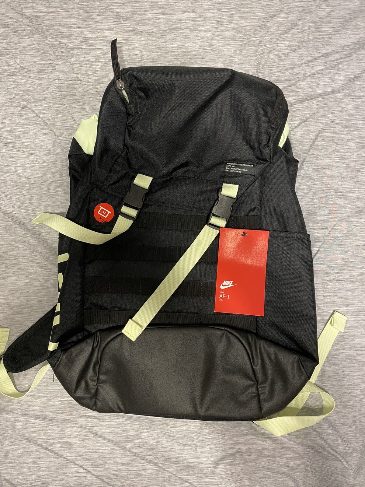 nike af1 backpack black