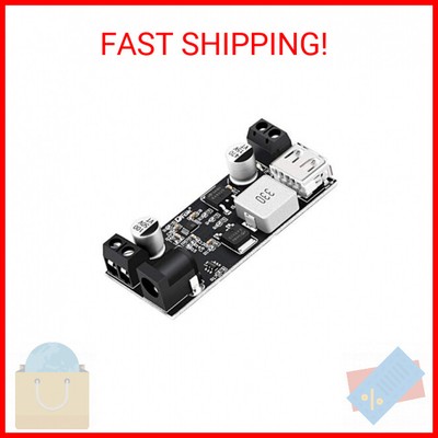 DROK Buck Converter 12v to 5v, 5A USB Voltage Regulator DC 9V-36V Step Down to D