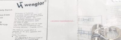 1PCS New For wenglor sensor proximity switch I12H004