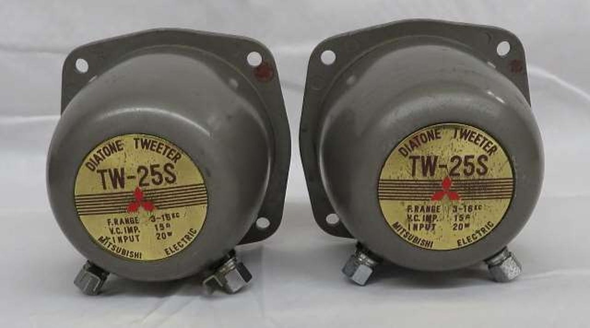 DIATONE TW-25 良品 ② DIATONE TW-25 Cone Tweeter Unit Pair