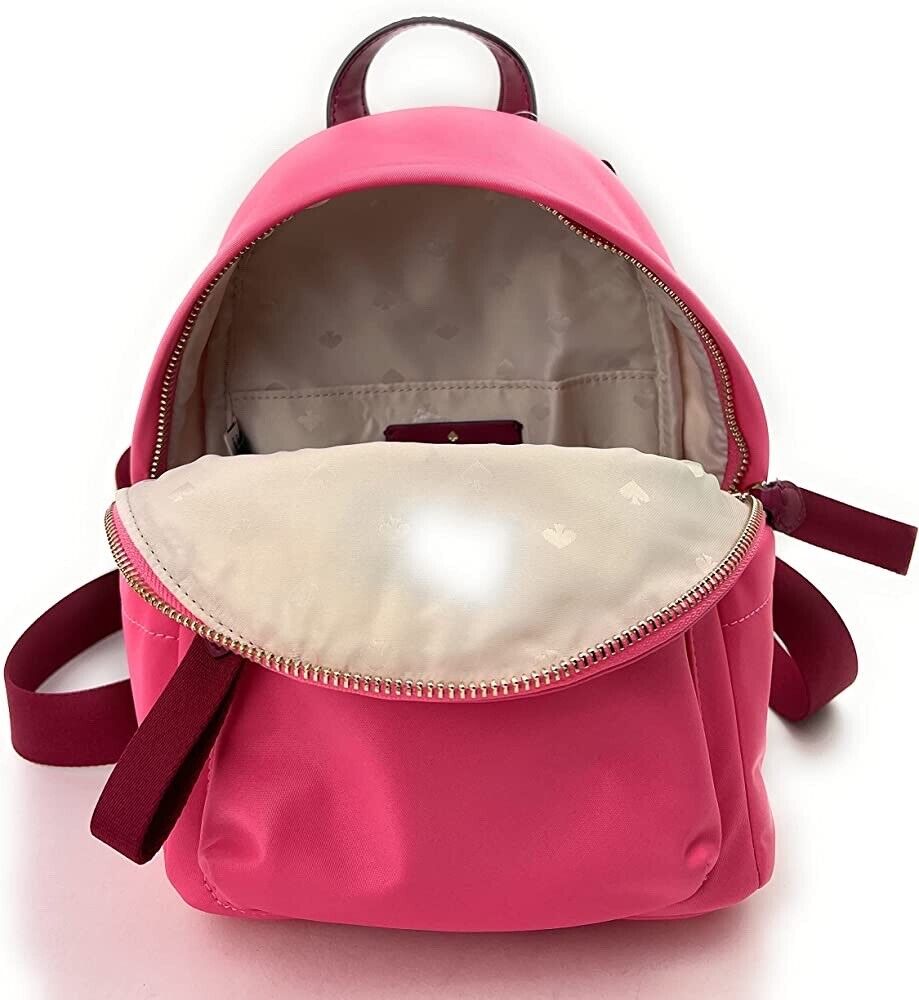 Kate Spade NEW Chelsea Nylon Mini Backpack Bag, Deep Dahlia Kate Spade NEW Chelsea Nylon Mini Backpack Bag, Deep Dahlia