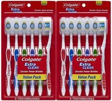 Colgate Toothbrushes Extra Clean ( 12 Toothbrushes) Medium Hard