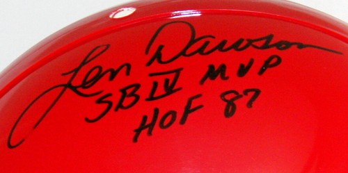 Hank Stram Len Dawson Signed Riddell Full Size Authentic Proline Helmet PSA/DNA - Picture 4 of 7