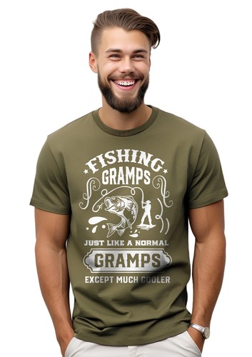 Fishing Gramps Just Like Me t-shirt - Funny and Experienced! Funny t-shirt, Unis - Picture 5 of 90
