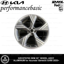 52910T6700 OEM 22" WHEEL ASSY ALUMINUM for Hyundai Genesis GV80 2025+