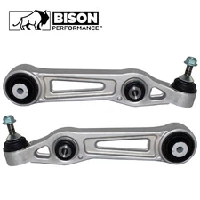 Bison Performance 2pc Set Front Lower Rearward Control Arms For Tesla S 16-21