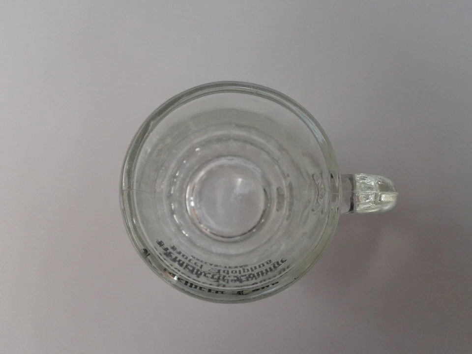 TAZA DE VIDRIO MINIATURA VINTAGE HISTÓRICA ADOLPHUS HOTEL DALLAS - RARA Foto 4 de 4