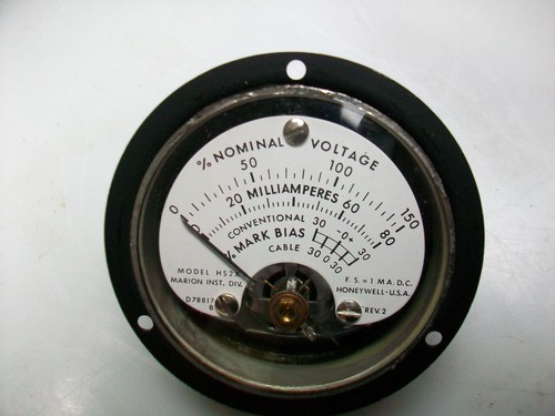 HONEYWELL 2 1/2" ROUND 0-1 Ma . Dc. MULTIPLE SCALE PANEL METER - 第 1/5 張圖片