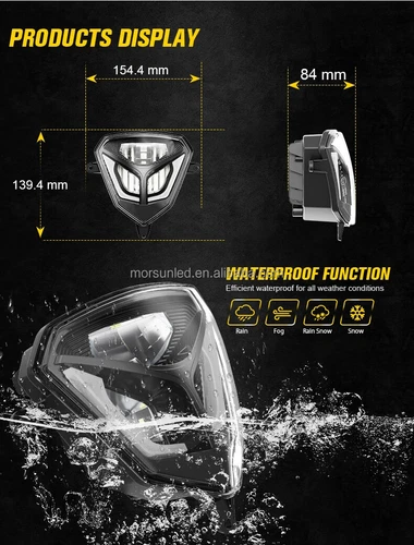 Marca E Faro LED para 20-22 Beta RR 2T 125 200 4T 350 390 Racing Xtrainer - Imagen 4 de 12