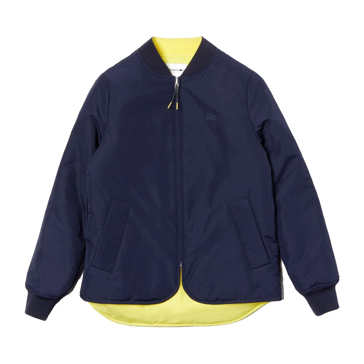 Lacoste Womens BF8346 Seamlessly Quilted Reversible Bi Material