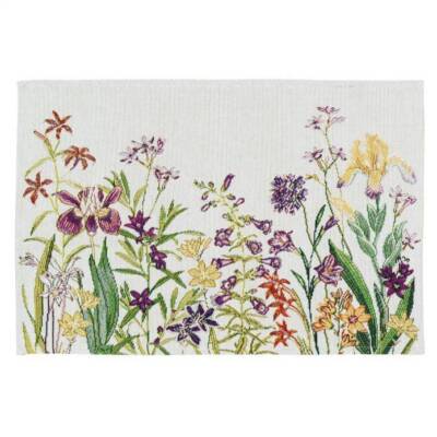 Sander Tischset Flowery in der Farbe Natur in 32 x 48 cm