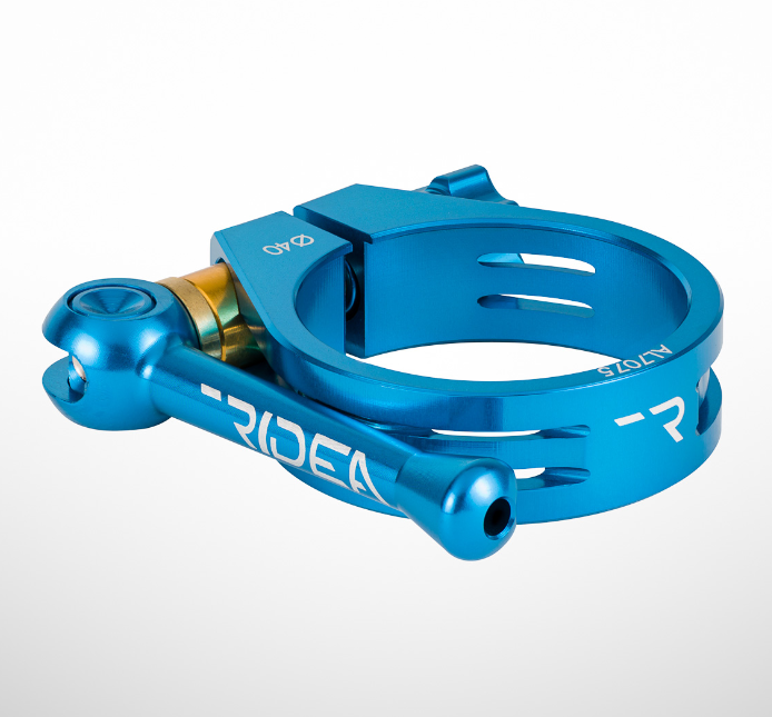 Ridea CNC 40mm QR seatpost clamp titanium Ti Bolt for Birdy Dahon