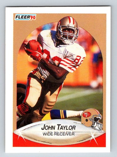 John Taylor #14 1990 Fleer card