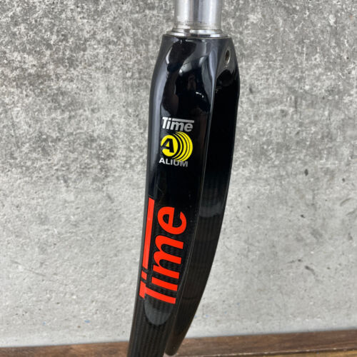 Vintage Time Alium Carbon Fork 700c 1 1/8 Threadless Vectran Aluminum Steerer 9" - Picture 4 of 18