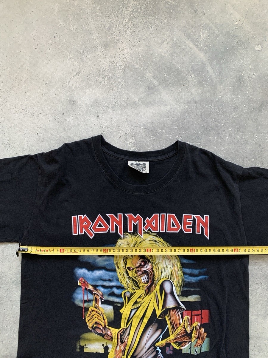 VINTAGE IRON MAIDEN ROCK BAND BLACK TEE T SHIRT MEN'S SIZE M | eBay