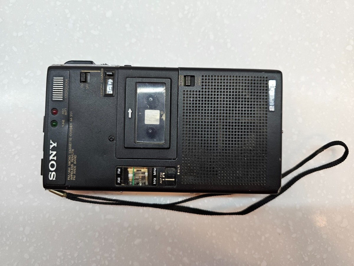FM/AMマイクロカセットコーダー「M-301」 SONY M-301 Micro Cassette Corder | eBay