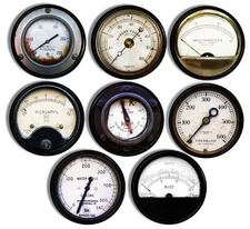 Vintage Meter Cabinet Knobs Factory Industrial Dial Steampunk Drawer Pull Handle