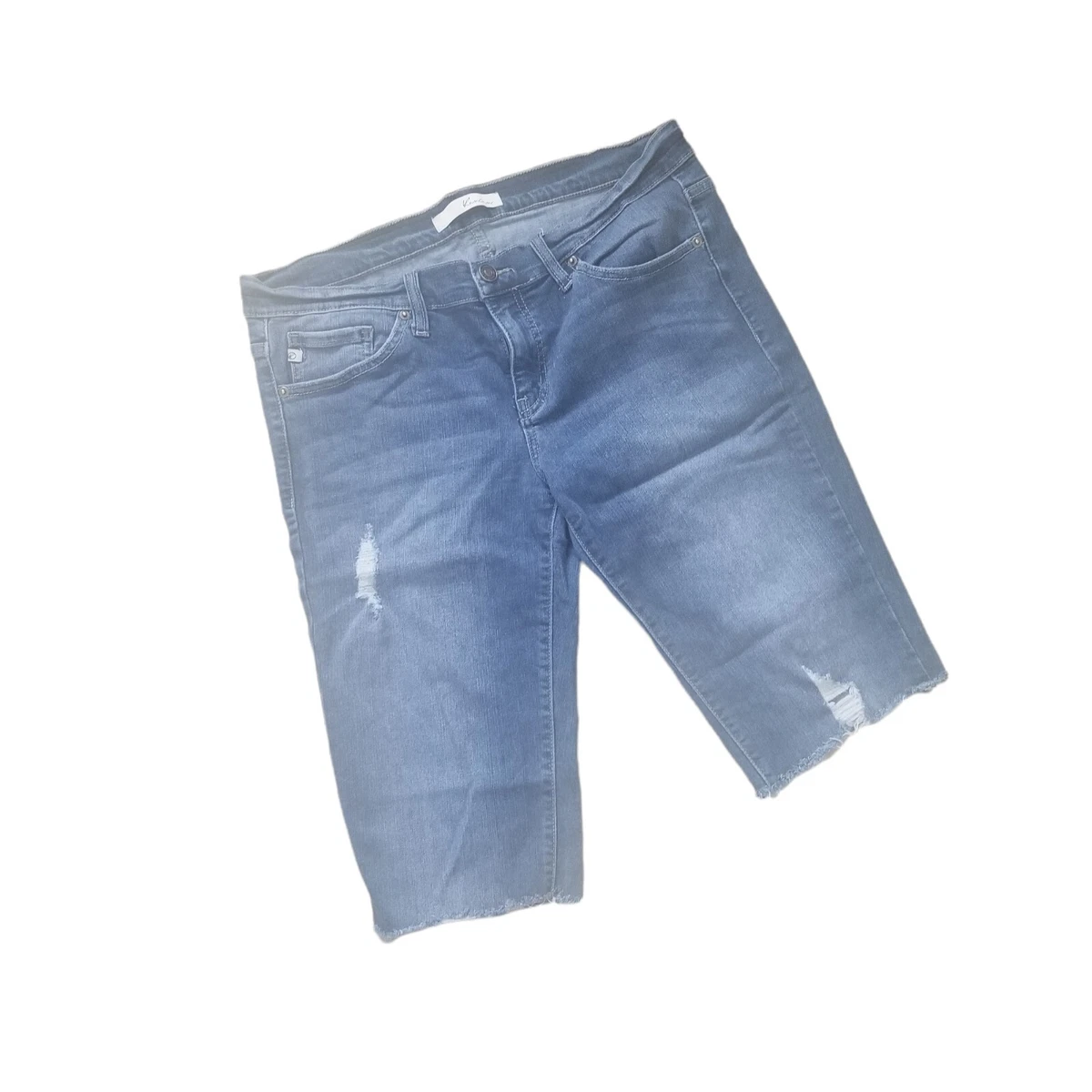 KanCan Womens Distressed Bermuda Jean Shorts. eBay
