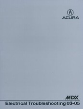 Acura Mdx Electrical Troubleshooting Manual 2003 2005 Shop Manual Paper Book