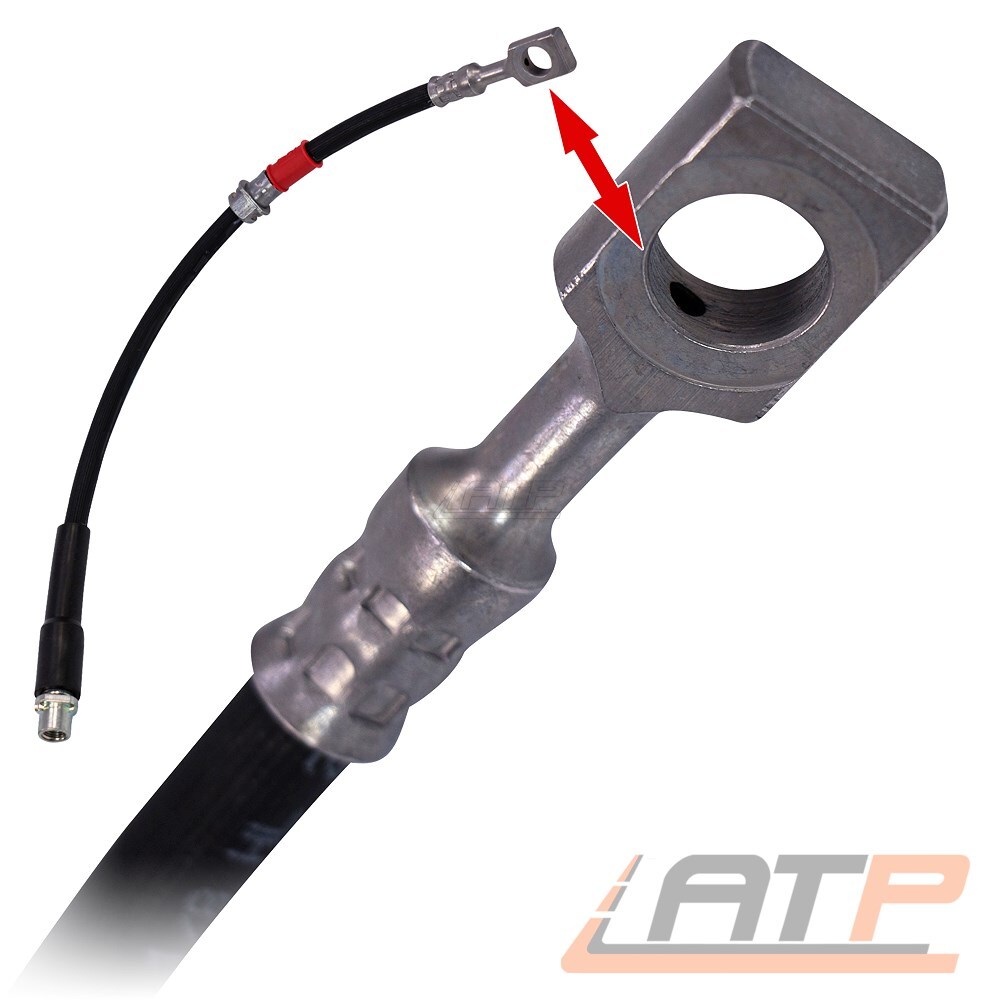 ATEC Germany Bremsschlauch 2x Vorne 300mm - Für Porsche 914 & VW
