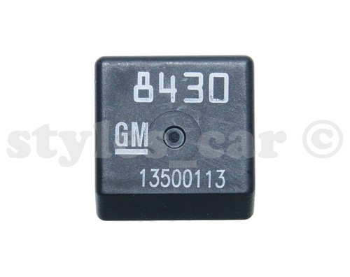 Genuine GM 13500113 Vauxhall Opel & Chevrolet 05-17 4-Pin Black Mini Relay 8430 - Picture 3 of 11