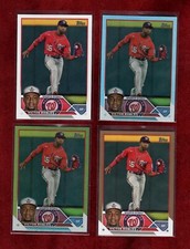 VICTOR ROBLES 2023 TOPPS BASE, RAINBOW FOIL, GOLD FOIL GOLD 1701/2023 NATIONALS