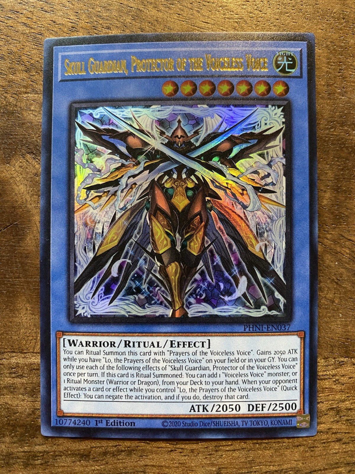 Skull Guardian Protector of the Voiceless PHNI-EN037 Ultra Rare NM Condition