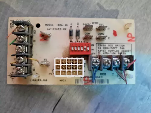 Rheem Ruud 62-24340-02 Two Stage Circuit Board 1106-83-10A 1106-10 (8403) A2 AM