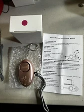 Rose Gold SoSoon Personal Alarm With Flashlight 140dB