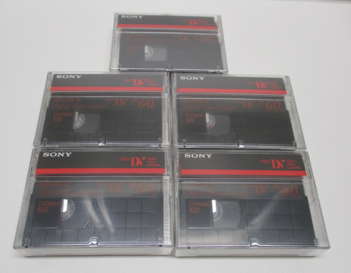 5 Sony HC62 DV6 premium Mini DV Video tape for DCR HC62 camcorder