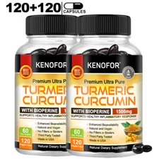Turmeric Curcumin Capsules-Support Brain joints health,Strengthens immune system
