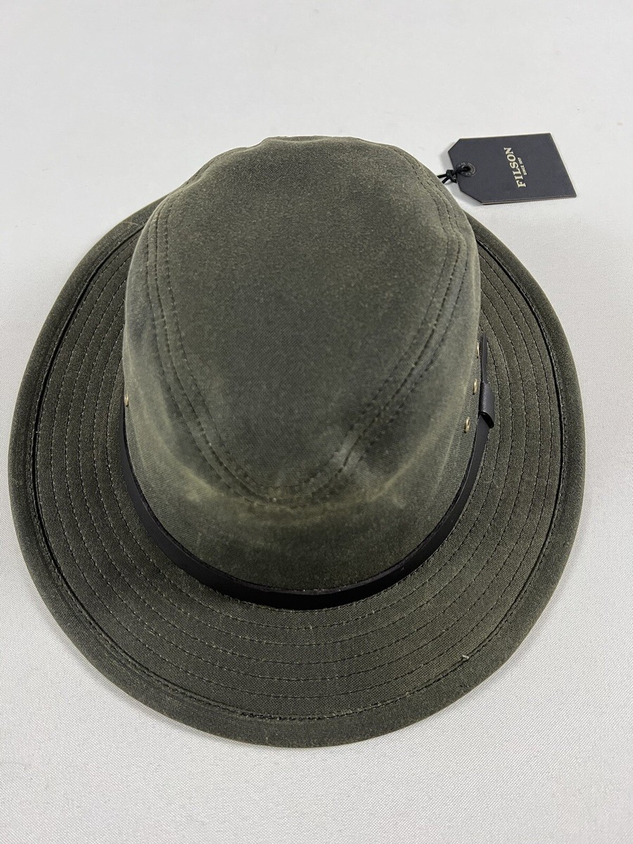 FILSON TIN CLOTH PACKER HAT OTTER GREEN XL NWT | eBay