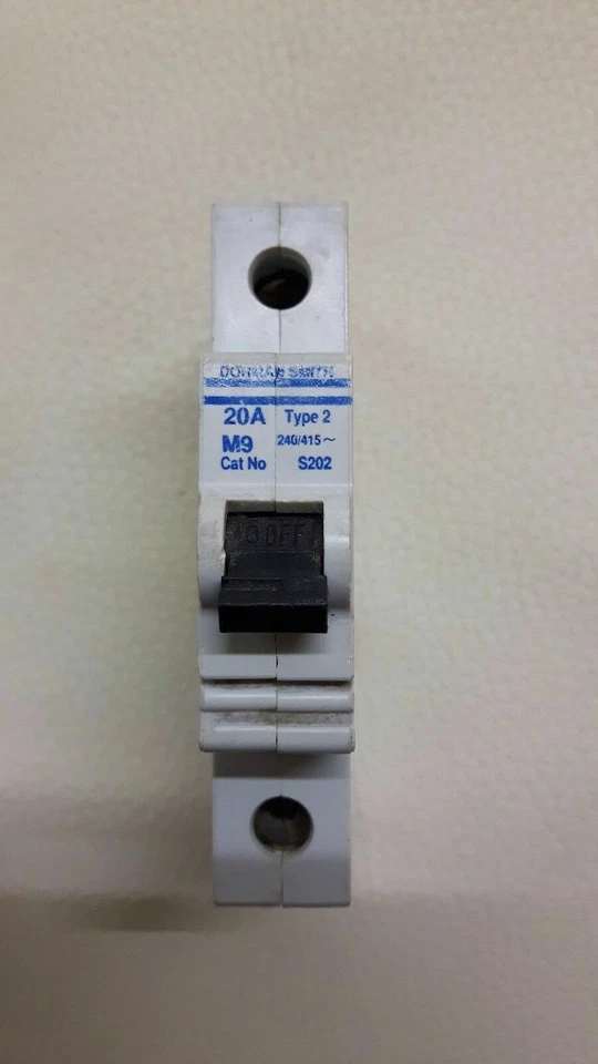 Dorman Smith Load Limiter 20 Amp Type 2 Circuit Breaker Mcb M9 LLR 20T2