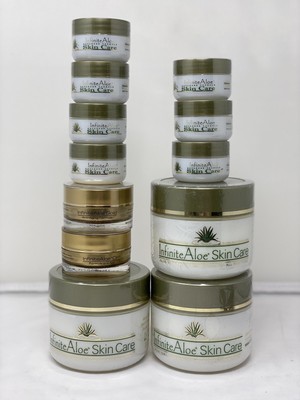 12 Infinite Aloe Skin Care Cream, Fragrance Free, Wholesale From Costco 8oz 0.5