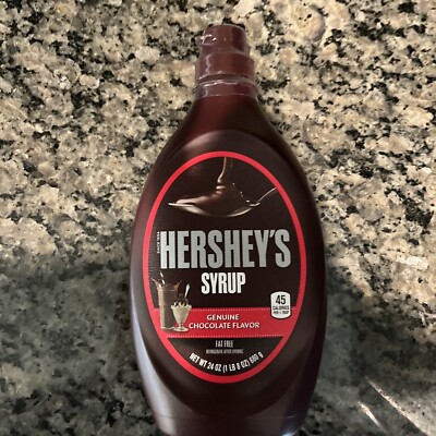 HERSHEY'S GENUINE CHOCOLATE SYRUP 24 OZ EACH (1)