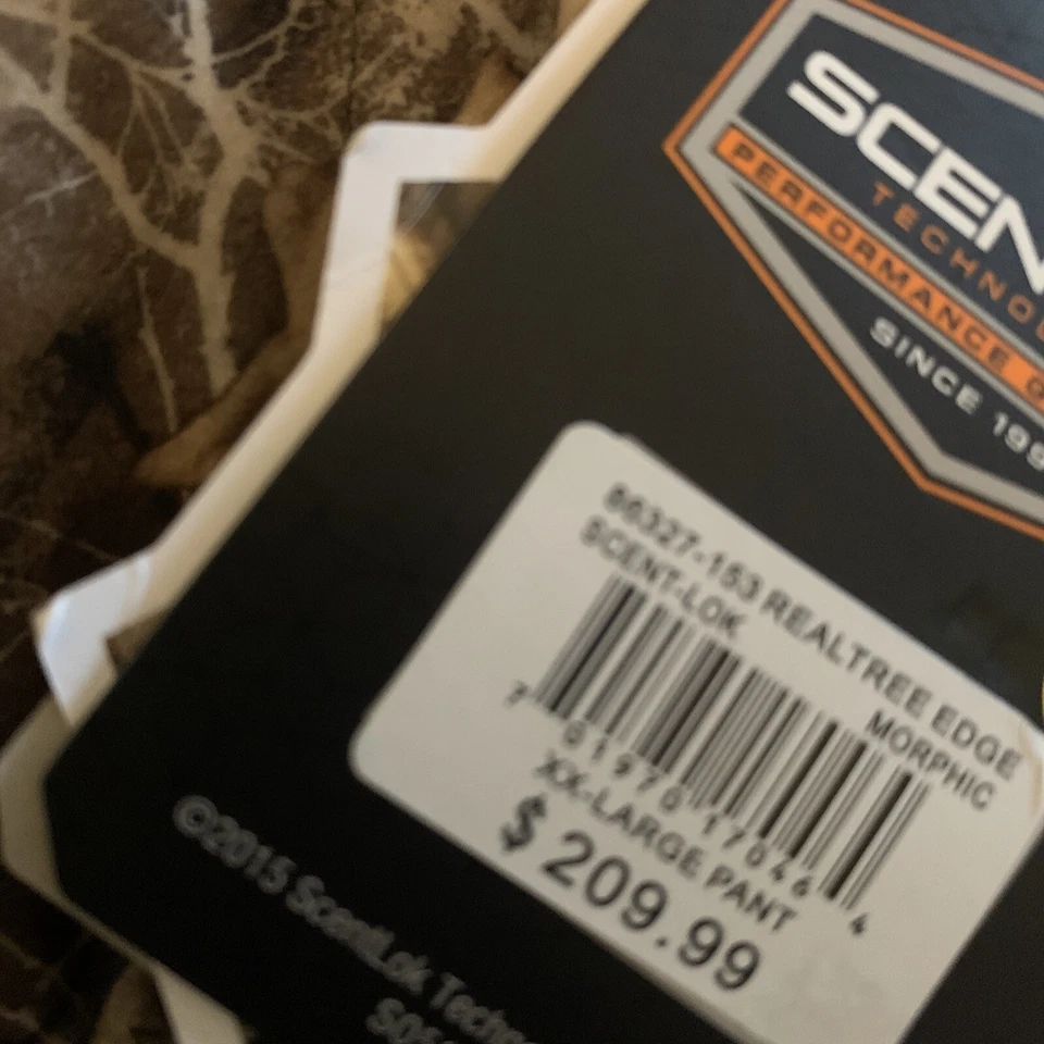 ScentLok MORPHIC Waterproof Pants Late Season Realtree Edge Size XXL NEW $209.99 - Image 3 of 4