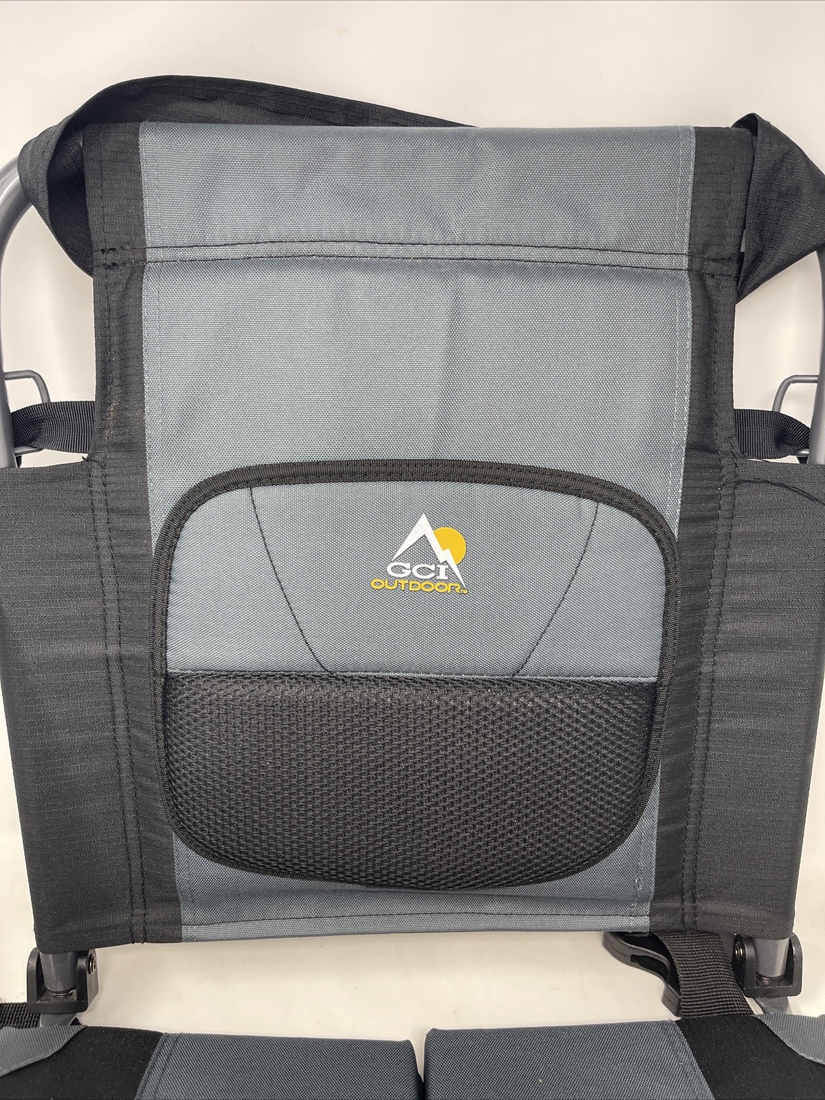 2 GCI Outdoor Blue Foldable Stadium Chair Bleacher Back Seat Sport