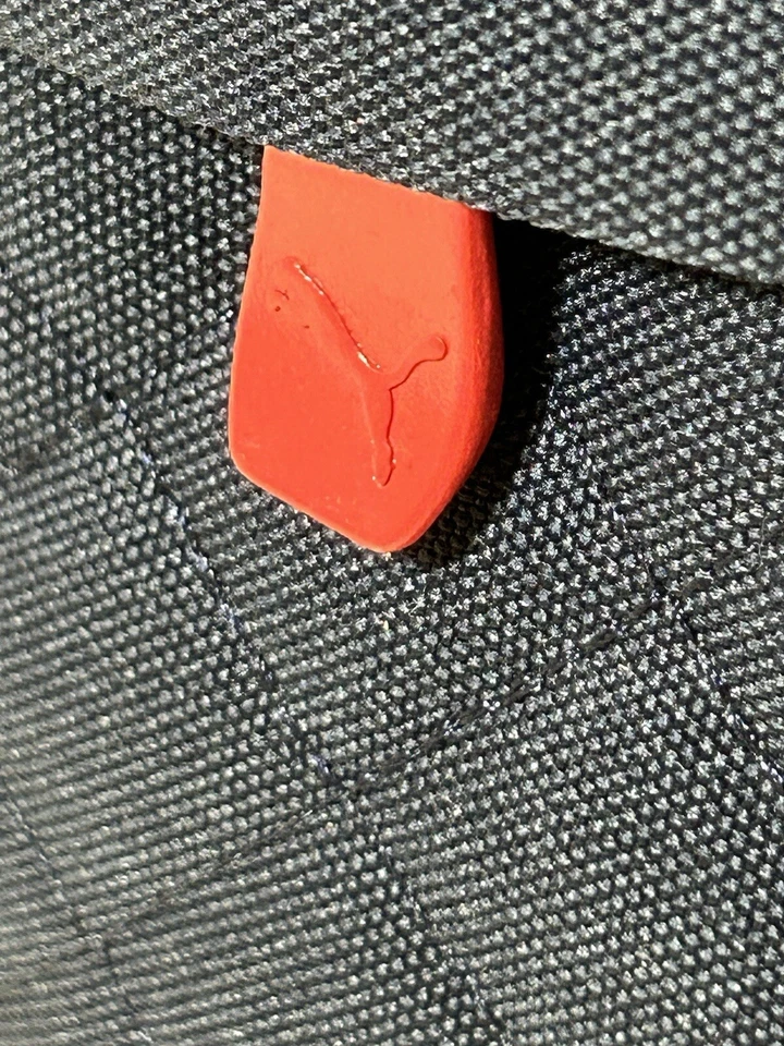 Mochila PUMA azul marinho e rosa quente bolsa de livro escolar estudantil 13 x 16 x 8 polegadas - Imagem 3 de 4