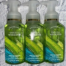 3 Bath Body Works ENDLESS WEEKEND Gentle Foaming Hand Soap 8.75 FL OZ